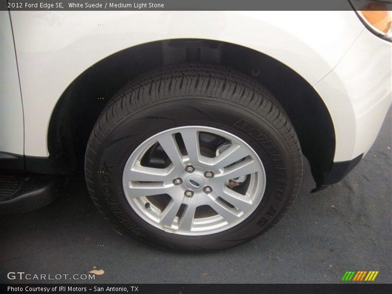White Suede / Medium Light Stone 2012 Ford Edge SE