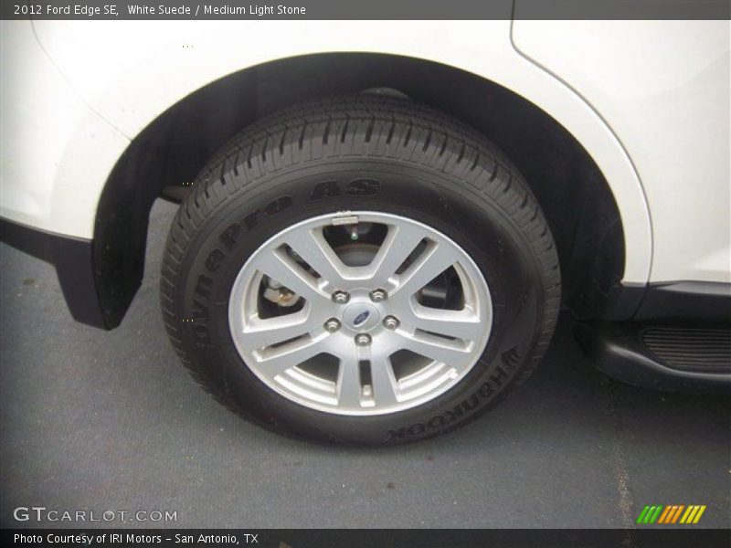 White Suede / Medium Light Stone 2012 Ford Edge SE