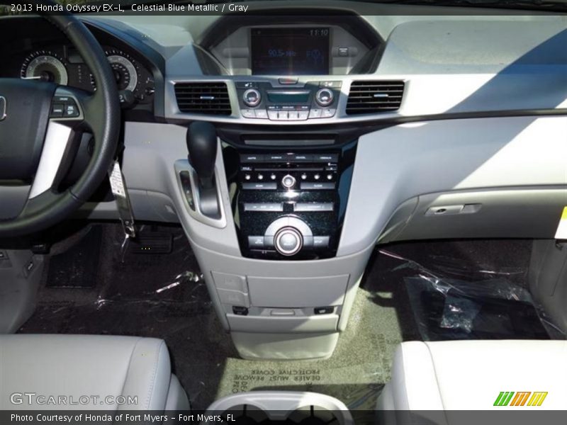 Celestial Blue Metallic / Gray 2013 Honda Odyssey EX-L