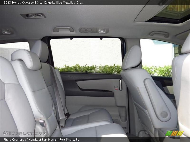 Celestial Blue Metallic / Gray 2013 Honda Odyssey EX-L
