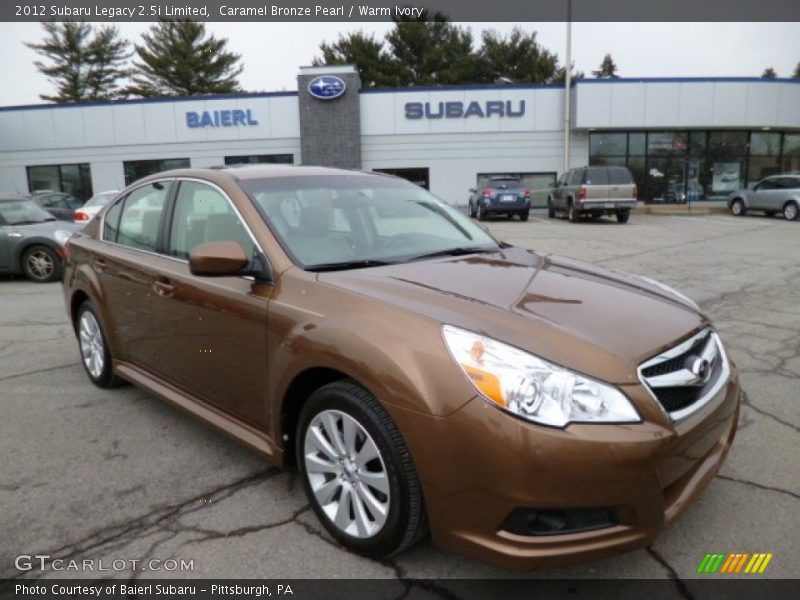 Caramel Bronze Pearl / Warm Ivory 2012 Subaru Legacy 2.5i Limited