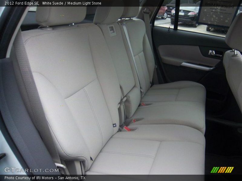 White Suede / Medium Light Stone 2012 Ford Edge SE