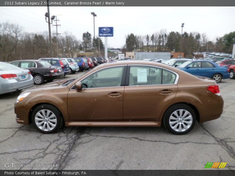 Caramel Bronze Pearl / Warm Ivory 2012 Subaru Legacy 2.5i Limited
