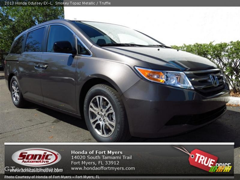 Smokey Topaz Metallic / Truffle 2013 Honda Odyssey EX-L