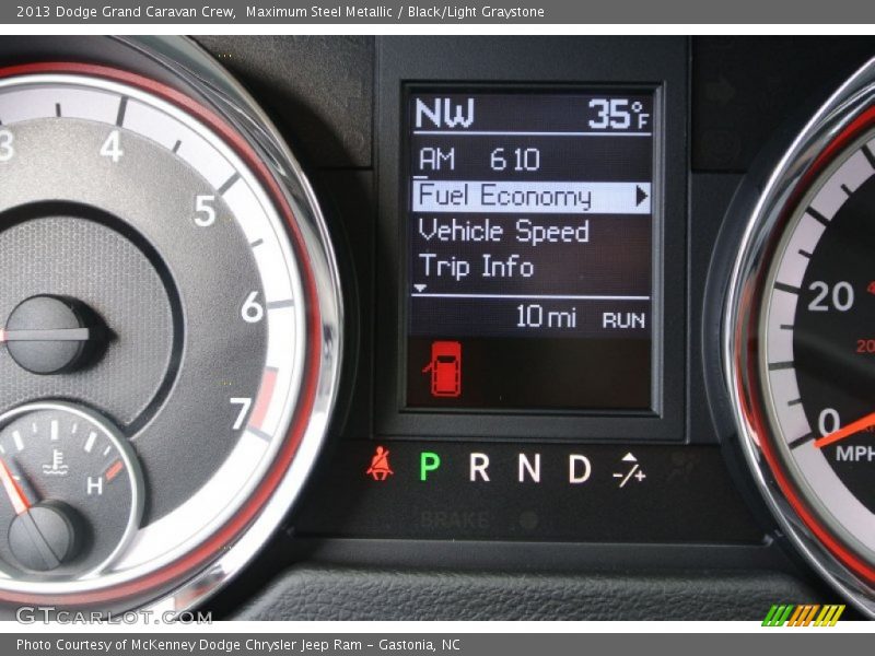 Maximum Steel Metallic / Black/Light Graystone 2013 Dodge Grand Caravan Crew