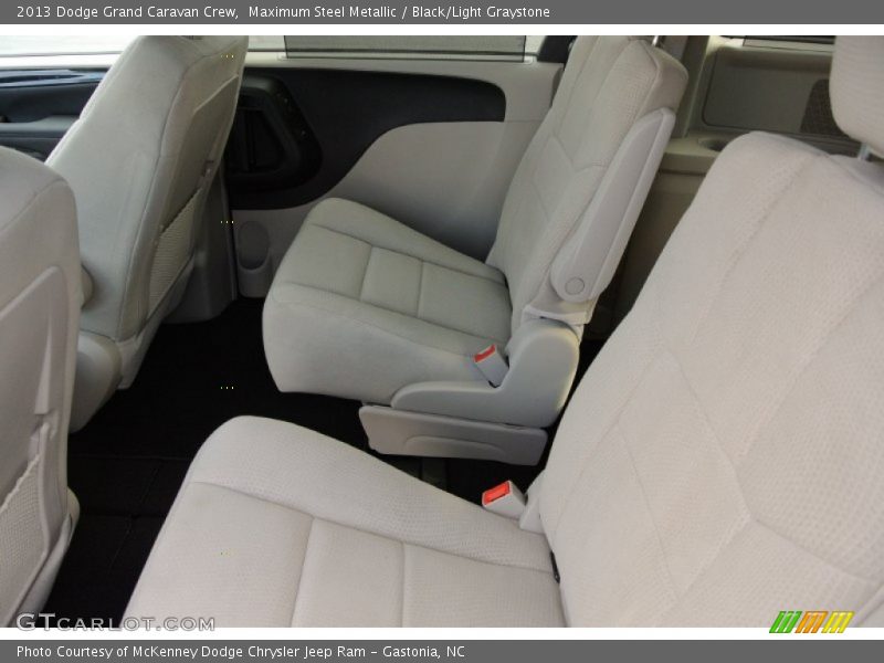Maximum Steel Metallic / Black/Light Graystone 2013 Dodge Grand Caravan Crew