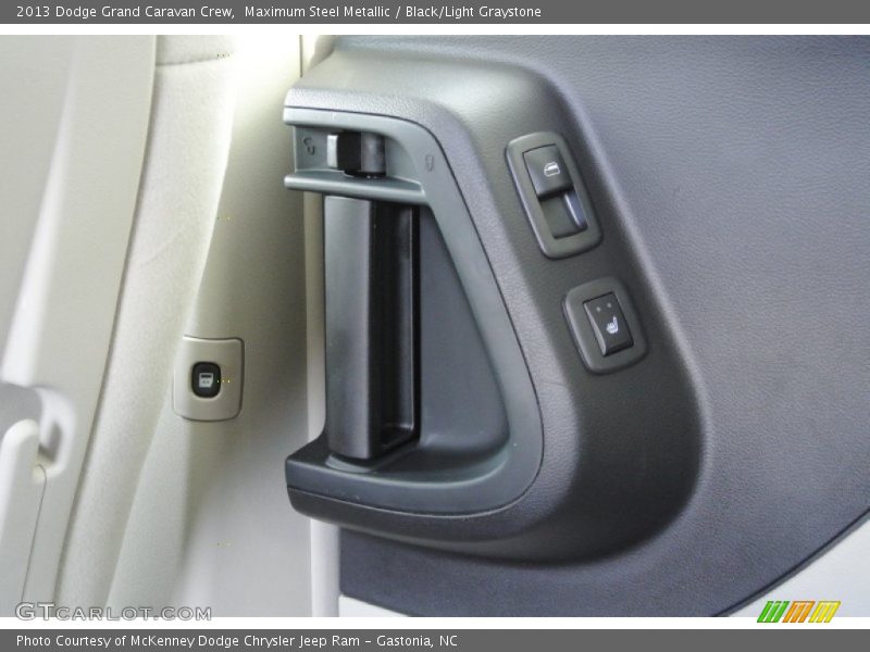 Maximum Steel Metallic / Black/Light Graystone 2013 Dodge Grand Caravan Crew