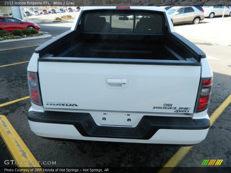 White / Gray 2013 Honda Ridgeline RTL