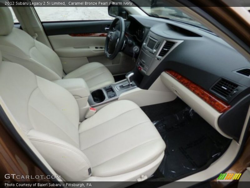 Caramel Bronze Pearl / Warm Ivory 2012 Subaru Legacy 2.5i Limited