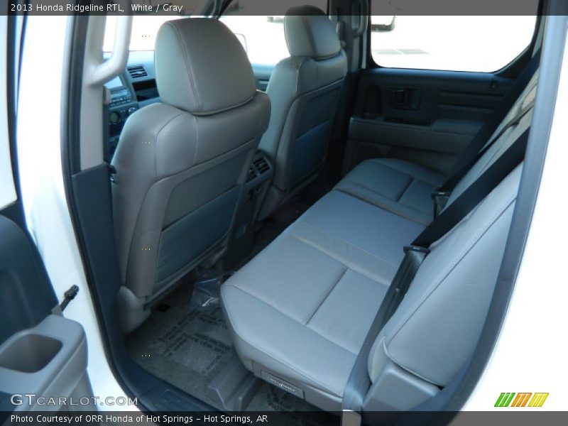 White / Gray 2013 Honda Ridgeline RTL