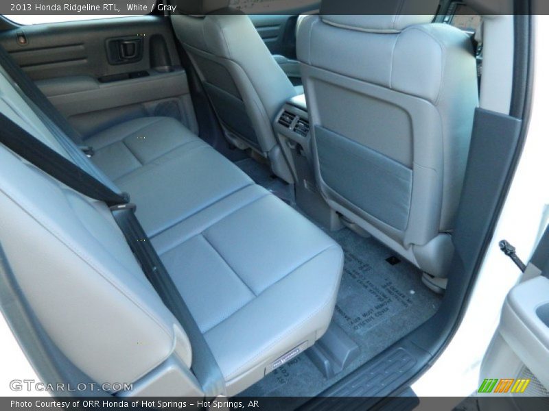 White / Gray 2013 Honda Ridgeline RTL
