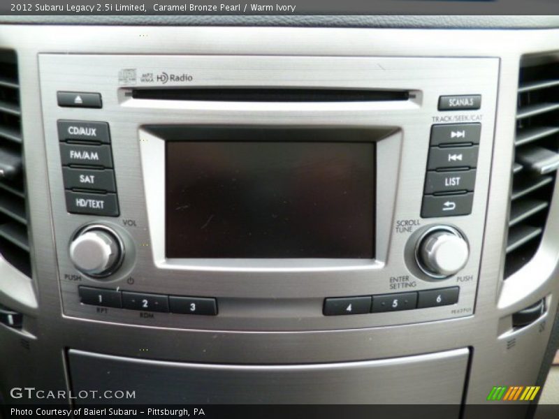 Caramel Bronze Pearl / Warm Ivory 2012 Subaru Legacy 2.5i Limited