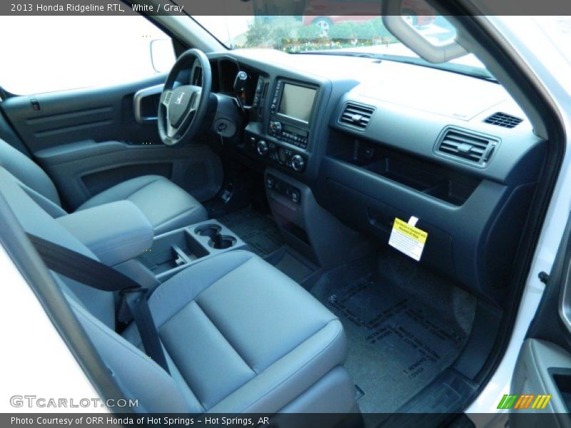 White / Gray 2013 Honda Ridgeline RTL