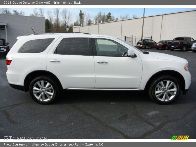 Bright White / Black 2013 Dodge Durango Crew AWD