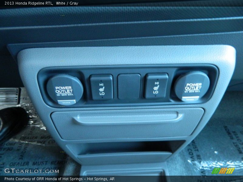 White / Gray 2013 Honda Ridgeline RTL