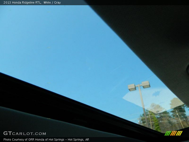 White / Gray 2013 Honda Ridgeline RTL