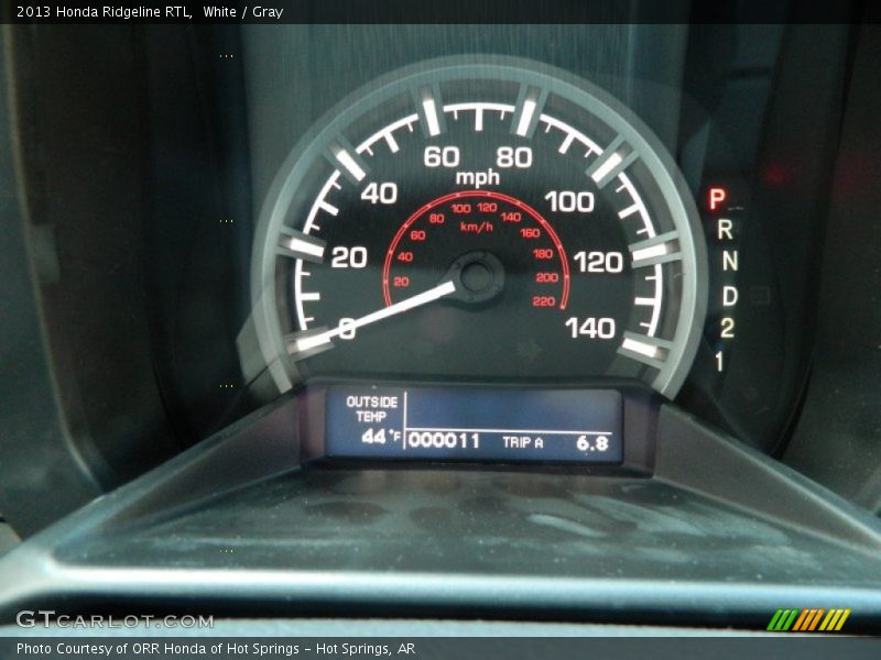 White / Gray 2013 Honda Ridgeline RTL