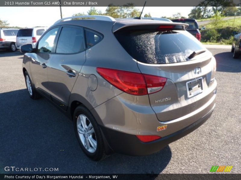 Chai Bronze / Black 2013 Hyundai Tucson GLS AWD