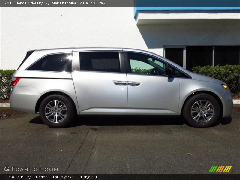 Alabaster Silver Metallic / Gray 2013 Honda Odyssey EX