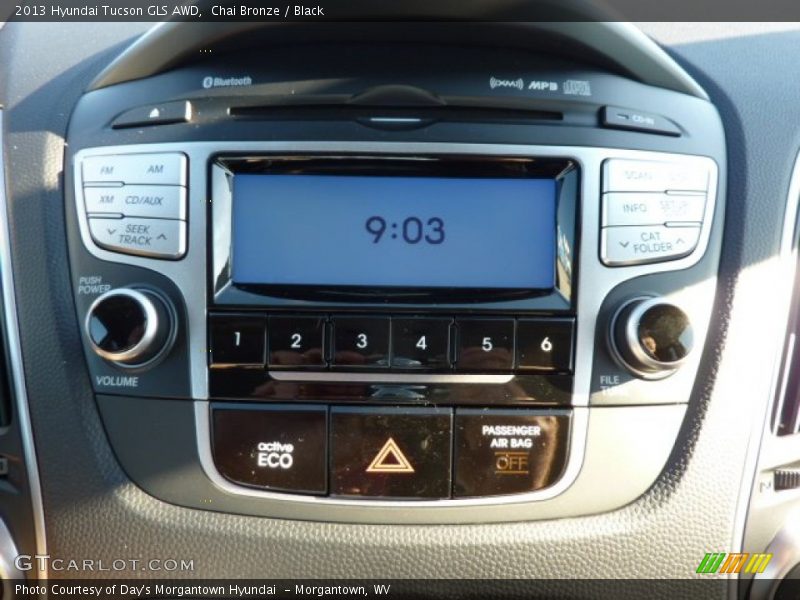 Chai Bronze / Black 2013 Hyundai Tucson GLS AWD