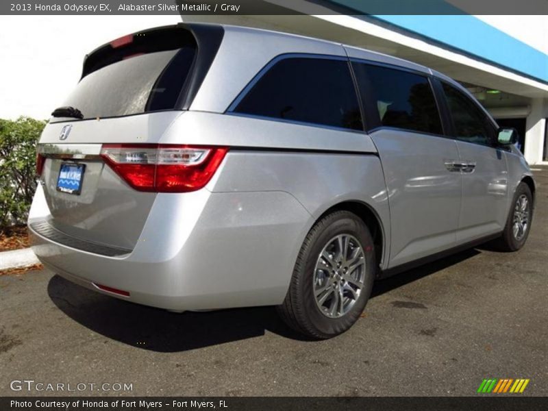 Alabaster Silver Metallic / Gray 2013 Honda Odyssey EX