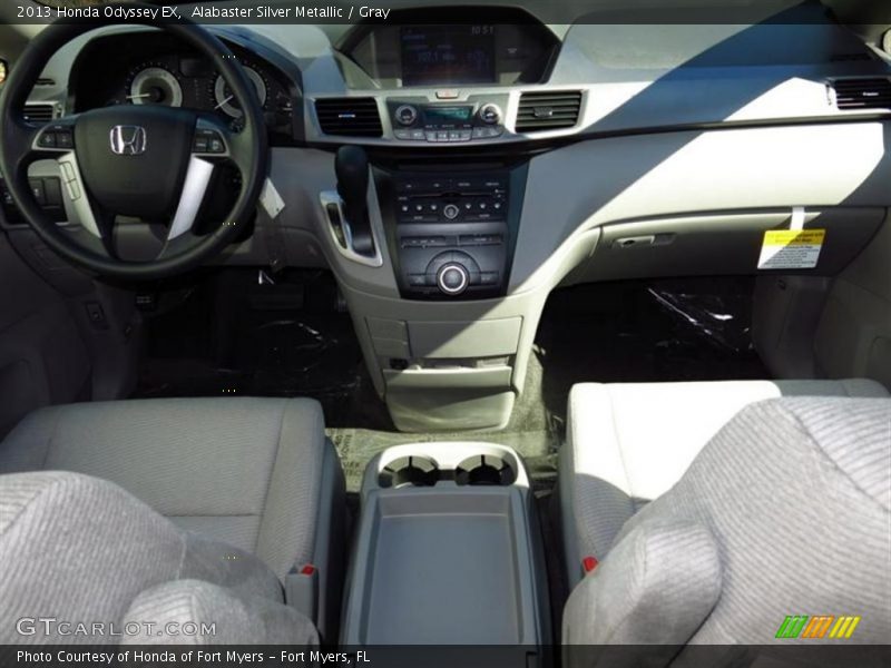 Alabaster Silver Metallic / Gray 2013 Honda Odyssey EX