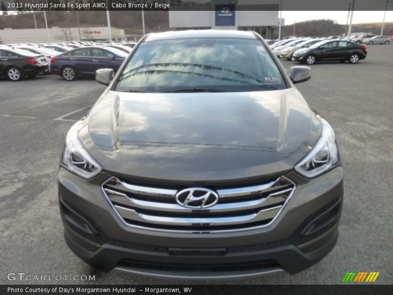 Cabo Bronze / Beige 2013 Hyundai Santa Fe Sport AWD