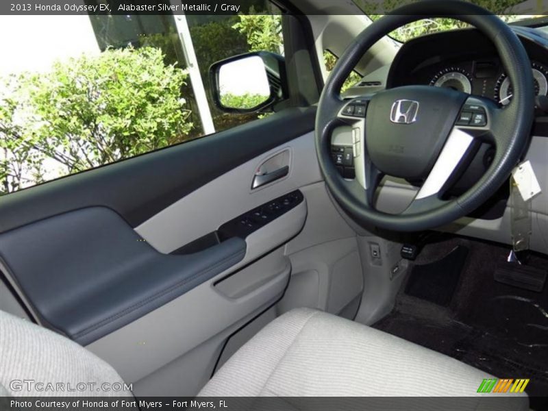 Alabaster Silver Metallic / Gray 2013 Honda Odyssey EX