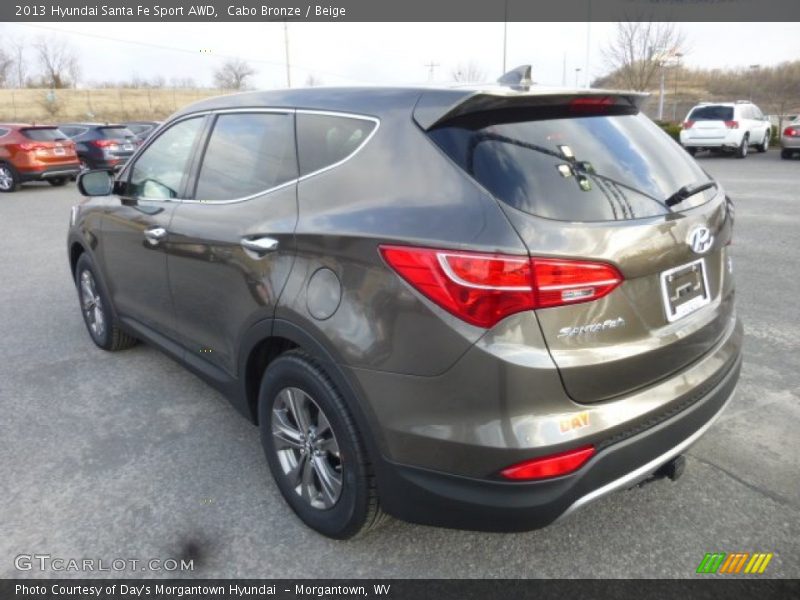 Cabo Bronze / Beige 2013 Hyundai Santa Fe Sport AWD