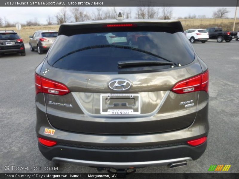 Cabo Bronze / Beige 2013 Hyundai Santa Fe Sport AWD