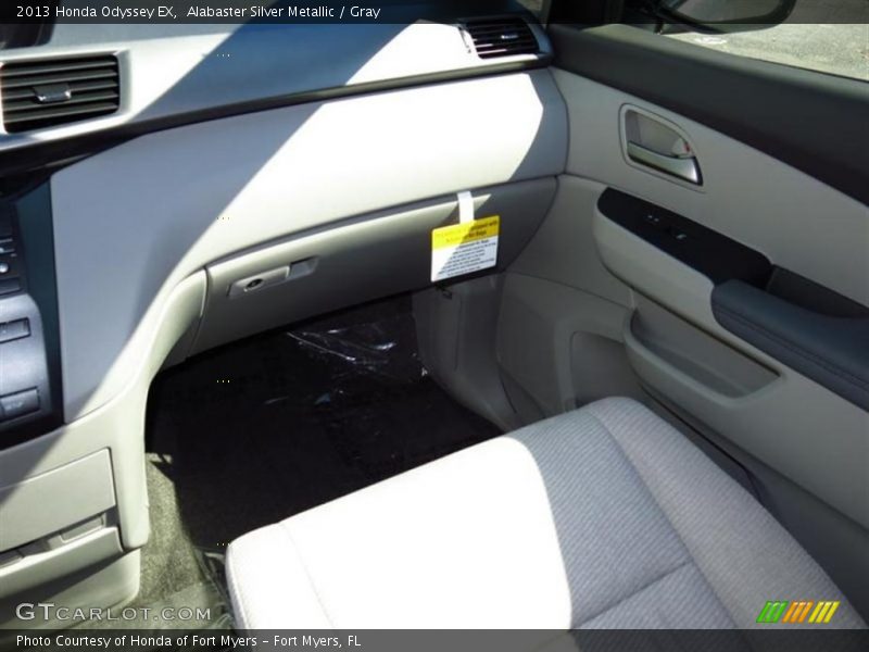 Alabaster Silver Metallic / Gray 2013 Honda Odyssey EX