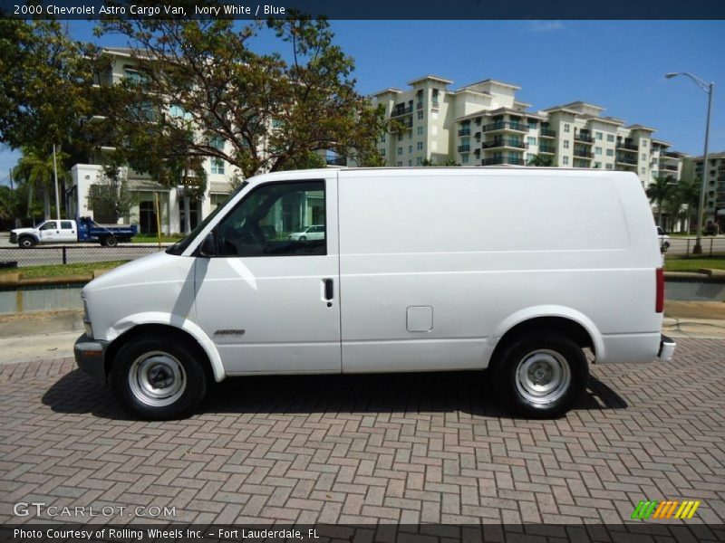 Ivory White / Blue 2000 Chevrolet Astro Cargo Van