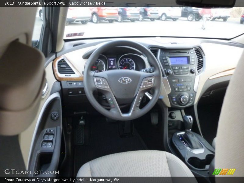 Cabo Bronze / Beige 2013 Hyundai Santa Fe Sport AWD