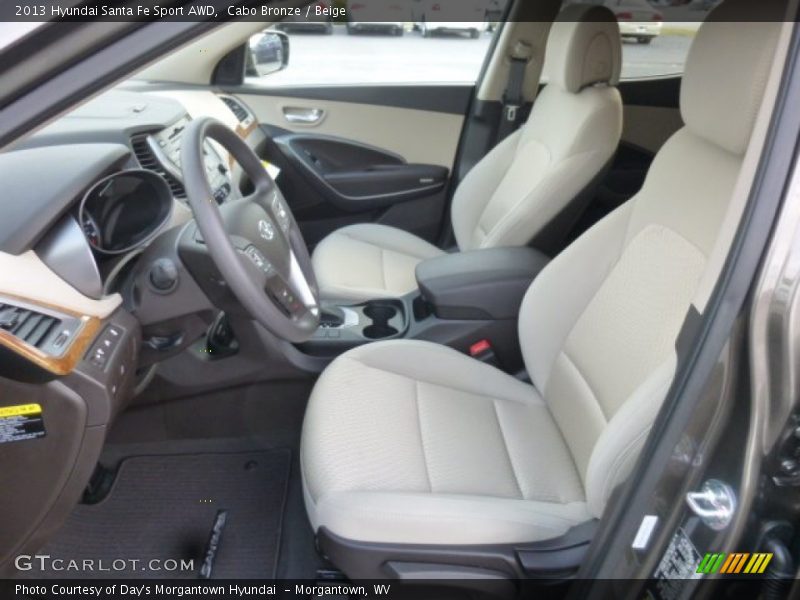 Beige Interior - 2013 Santa Fe Sport AWD 