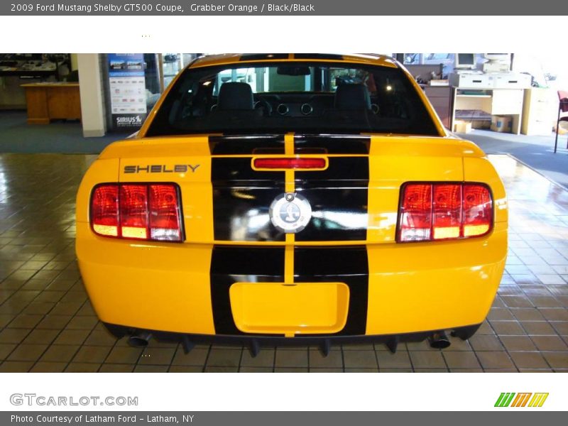 Grabber Orange / Black/Black 2009 Ford Mustang Shelby GT500 Coupe