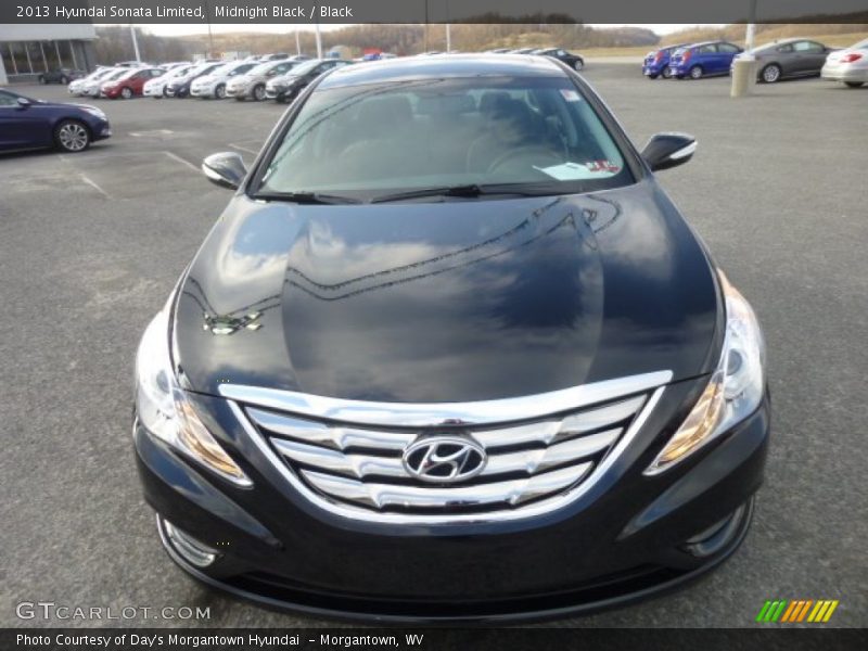 Midnight Black / Black 2013 Hyundai Sonata Limited