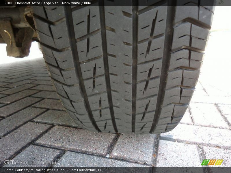 Ivory White / Blue 2000 Chevrolet Astro Cargo Van