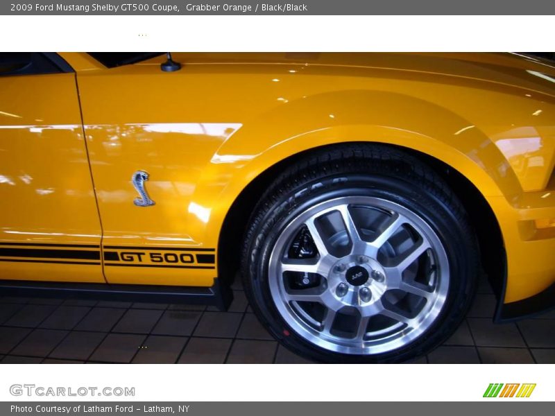 Grabber Orange / Black/Black 2009 Ford Mustang Shelby GT500 Coupe