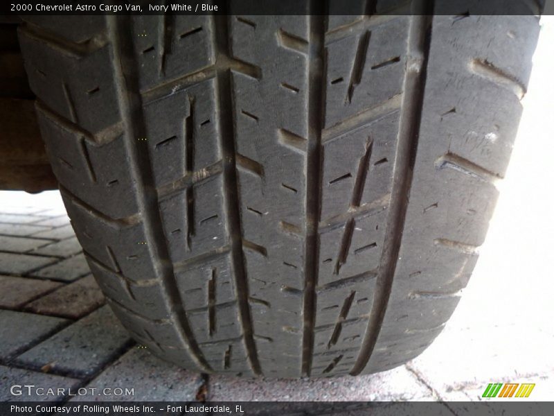 Ivory White / Blue 2000 Chevrolet Astro Cargo Van