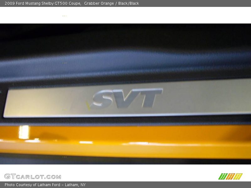 Grabber Orange / Black/Black 2009 Ford Mustang Shelby GT500 Coupe