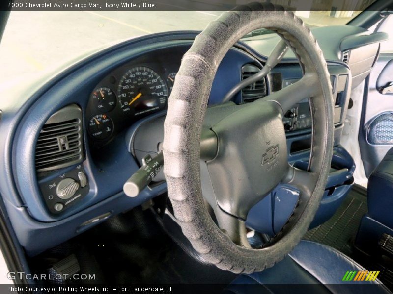 Ivory White / Blue 2000 Chevrolet Astro Cargo Van