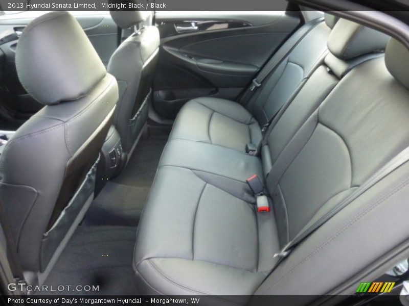 Rear Seat of 2013 Sonata Limited