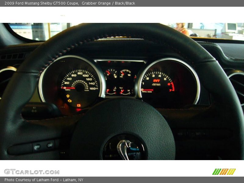 Grabber Orange / Black/Black 2009 Ford Mustang Shelby GT500 Coupe