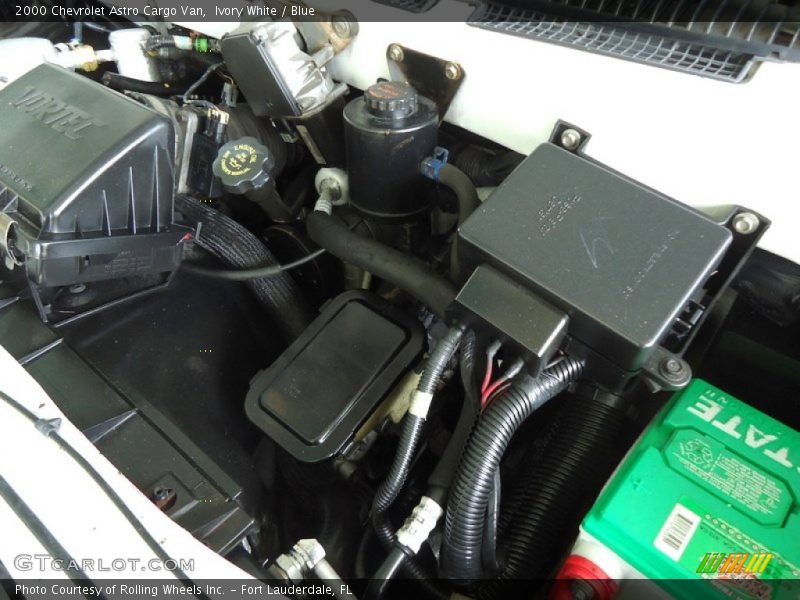 Ivory White / Blue 2000 Chevrolet Astro Cargo Van