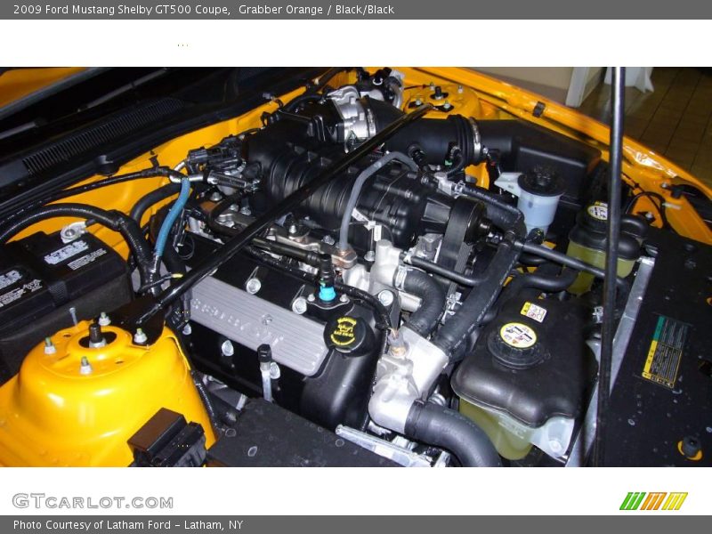 Grabber Orange / Black/Black 2009 Ford Mustang Shelby GT500 Coupe