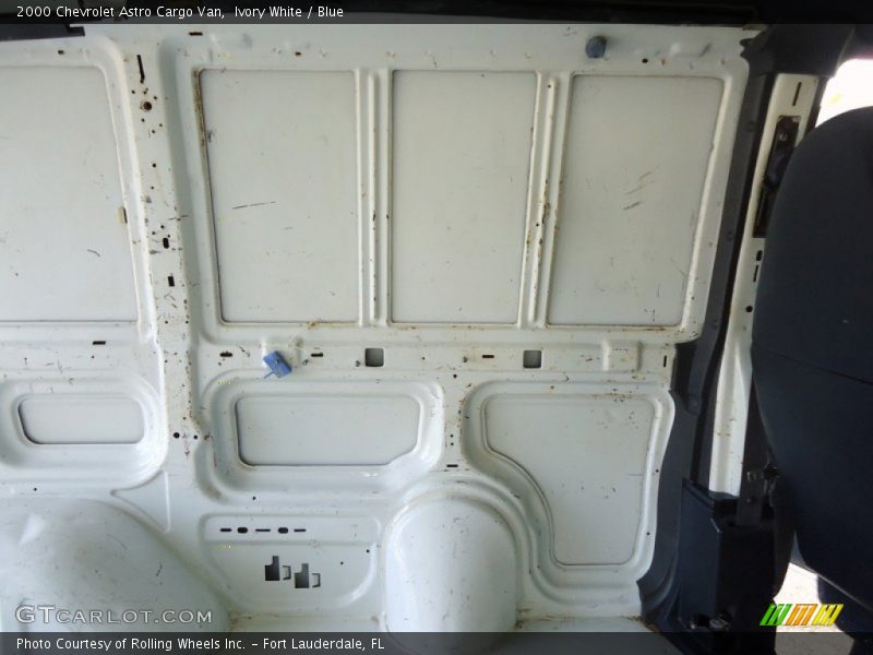 Ivory White / Blue 2000 Chevrolet Astro Cargo Van