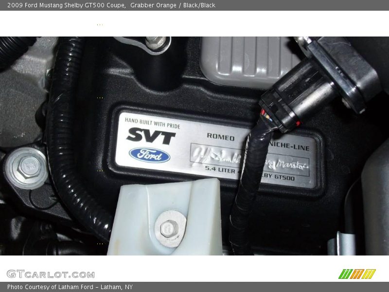 Grabber Orange / Black/Black 2009 Ford Mustang Shelby GT500 Coupe