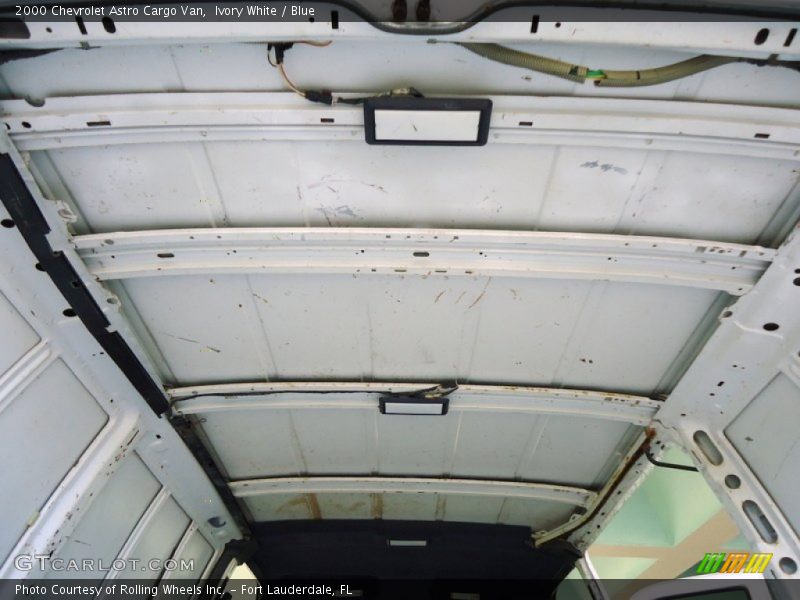 Ivory White / Blue 2000 Chevrolet Astro Cargo Van