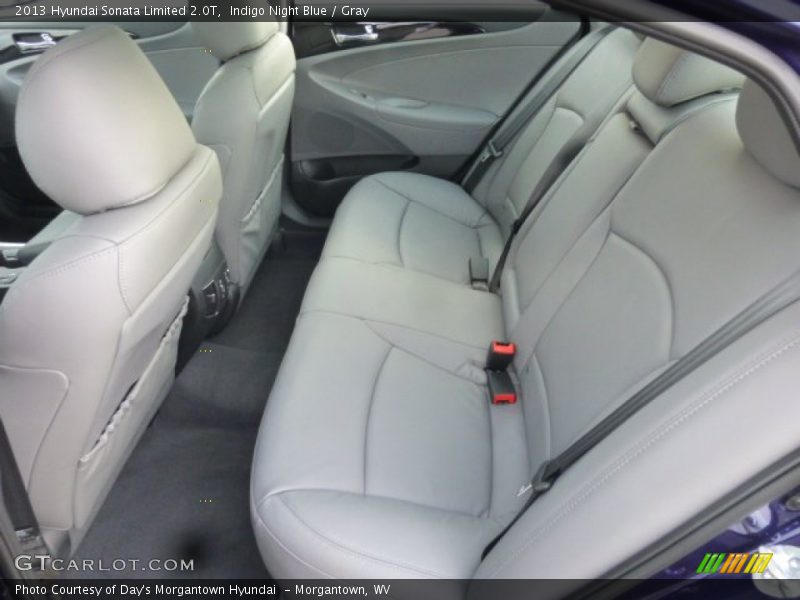 Rear Seat of 2013 Sonata Limited 2.0T