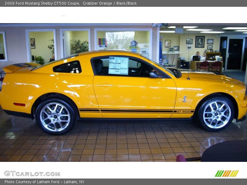 Grabber Orange / Black/Black 2009 Ford Mustang Shelby GT500 Coupe